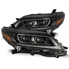 Load image into Gallery viewer, AlphaRex 880766 FITS 11-21 Toyota Sienna LUXX LED Proj Headlights Plank Style Black w/Seq Signal/DRL