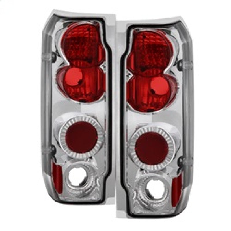 SPYDER 5003317 - Spyder Ford F150 87-96/Ford Bronco 88-96 Euro Style Tail Lights Chrome ALT-YD-FF15089-C