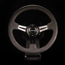 Load image into Gallery viewer, NRG Reinforced Steering Wheel (350mm / 3in. Deep) Black Leather w/ Alcantara Stitching - free shipping - Fastmodz