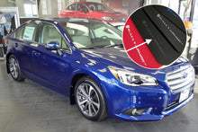 Load image into Gallery viewer, Rally Armor MF34-UR-BLK/GRY FITS: 2015 Subaru Legacy UR Black Mud Flap w/ Grey Logo