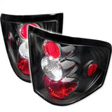 SPYDER 5003225 - Spyder Ford F150 Flareside 04-08 Euro Style Tail Lights Black ALT-YD-FF15004FS-BK