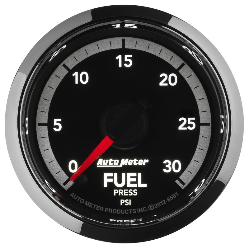 AutoMeter 8561 - Autometer Factory Match 52.4mm Full Sweep Electronic 0-30 PSI Fuel Pressure Gauge Dodge 4th Gen