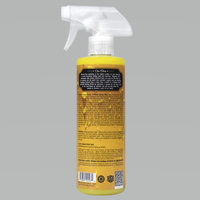 Chemical Guys WAC21516 - Blazin Banana Carnauba Spray Wax16oz