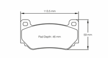 Load image into Gallery viewer, Pagid Racing 4349 RS14 Compound Brake Pads