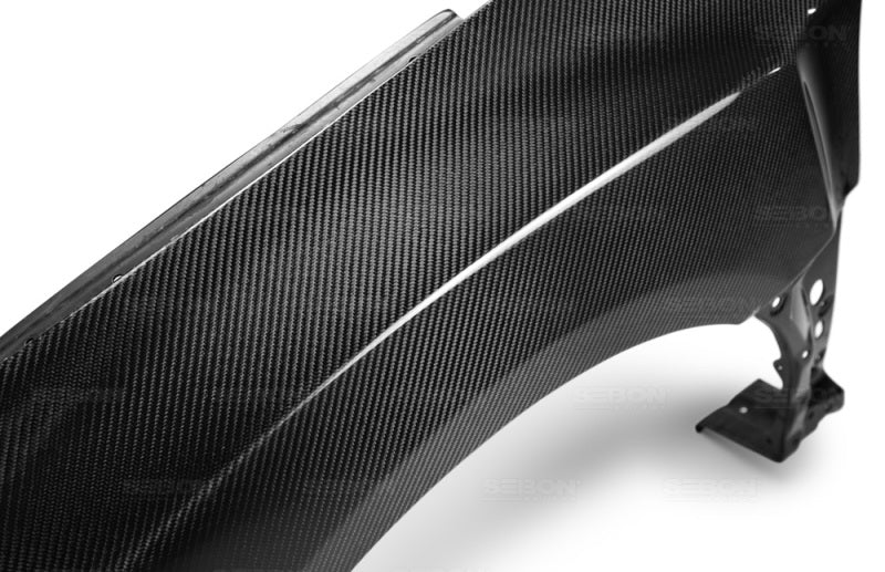 Seibon FF0809SBIMPSTI FITS 08-10 Subaru Impreza STi 10mm Wider Carbon Fiber Fenders