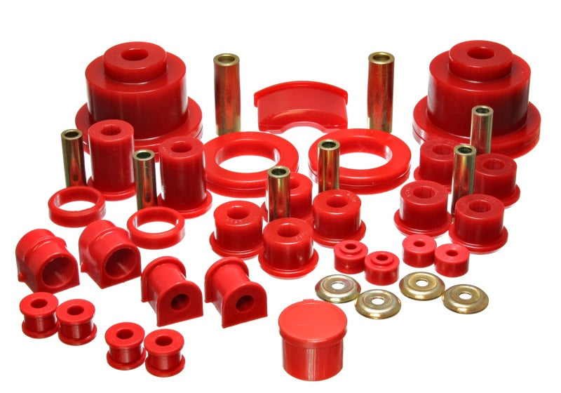 Energy Suspension 3.18134R FITS 04 Pontiac GTO Red Hyper-flex Master Bushing Set