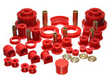 Energy Suspension 3.18134R FITS 04 Pontiac GTO Red Hyper-flex Master Bushing Set