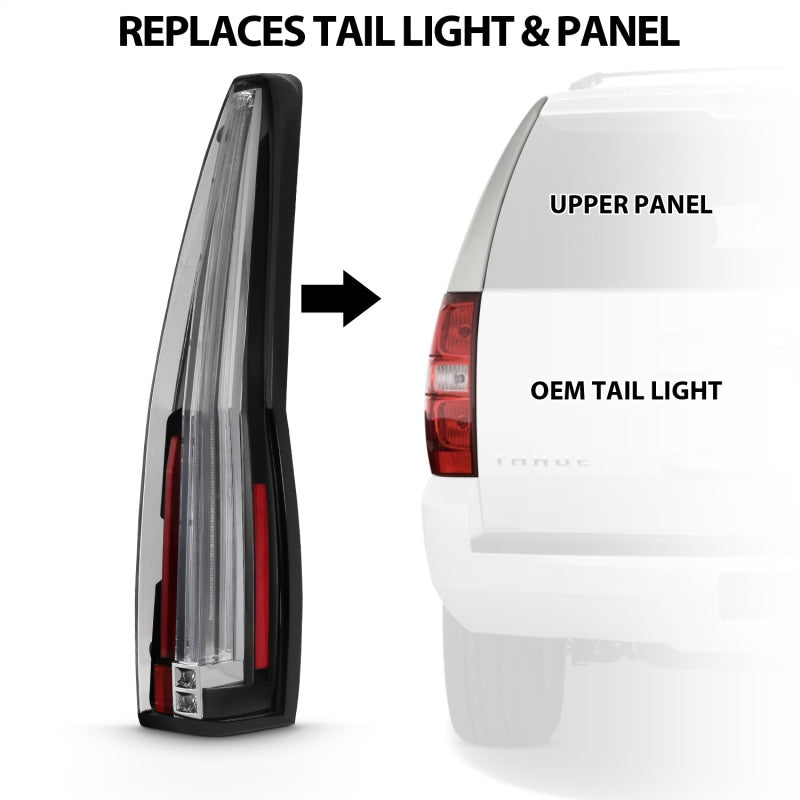 ANZO 311297 -  FITS: 2007-2014 Chevrolet TahOE Led Taillights Red/Clear