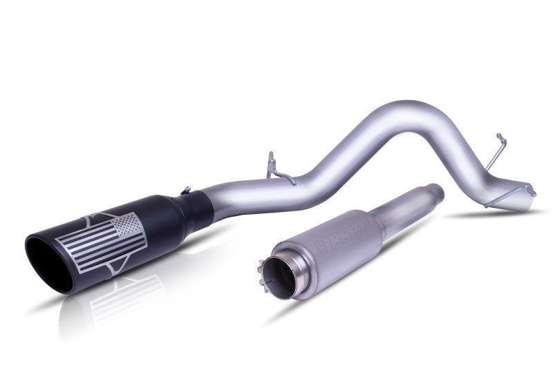 Gibson 07-18 Toyota Tundra Limited 5.7L 4in Patriot Series Cat-Back Single Exhaust - Stainless - free shipping - Fastmodz