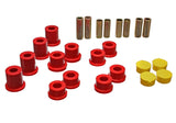 Energy Suspension 11.3105R - 90-97 Mazda Miata Red Front Control Arm Bushing Set