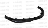 Seibon FL0305MITEVO8-DL FITS 03-05 Mitsubishi Evo 8 DL Carbon Fiber Front Lip Spoiler