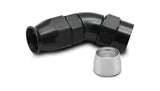 Vibrant 28406 FITS -6AN 45 Degree Elbow Hose End Fitting for PTFE Lined Hose