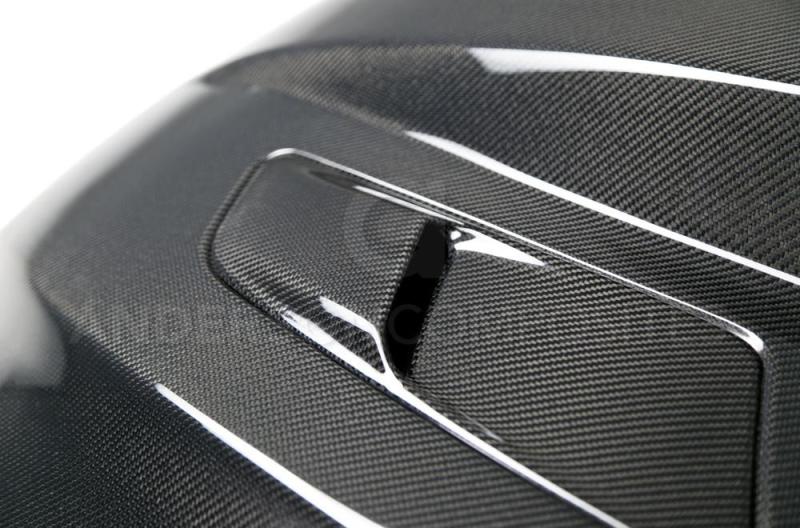 Anderson Composites AC-HD15FDMU-CJ-DS FITS 15-17 Ford Mustang (Excl. GT350/GT350R) Double Sided Carbon Fiber Cowl Hood