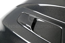 Load image into Gallery viewer, Anderson Composites AC-HD15FDMU-CJ-DS FITS 15-17 Ford Mustang (Excl. GT350/GT350R) Double Sided Carbon Fiber Cowl Hood