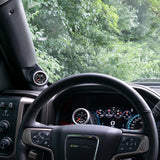 AutoMeter 15009 - Autometer 15+ GMC Sierra / Chevy Silverado HD Single Steering Column 2 1/6inch Gauge Mount