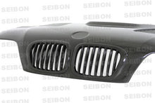 Load image into Gallery viewer, Seibon HD0105BMWE46M3-GTR FITS 01-05 BMW E46 M3 GTR Style Carbon Fiber Hood