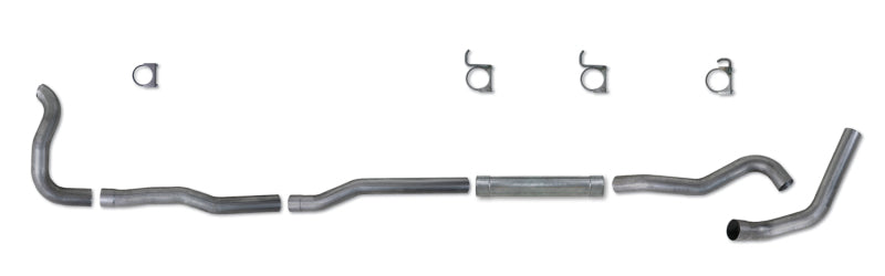 Diamond Eye Performance K4211A-RP - Diamond Eye KIT 4in TB MFLR RPLCMENT PIPE SGL AL: 89-93 DODGE CUMMINS 5.9L