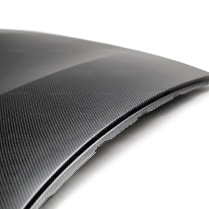 Seibon CR20TYSUP-DRY FITS 2020+ Toyota Supra Dry Carbon Roof Replacement (Dry Carbon Products are Matte Finish)