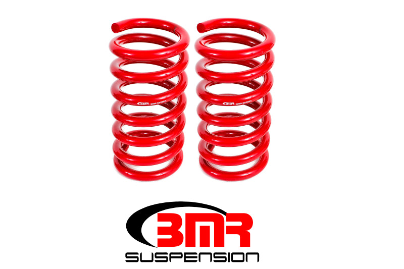 BMR Suspension SP088R - BMR 15-17 S550 Mustang Rear Drag Version Lowering Springs Red