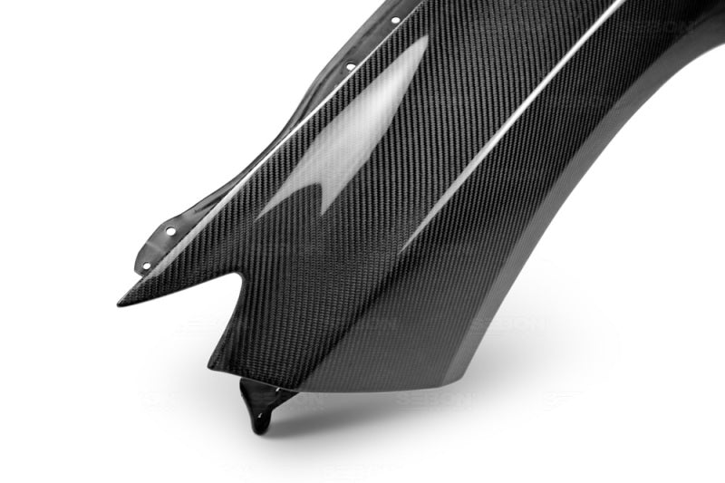 Seibon FF0809SBIMPSTI FITS 08-10 Subaru Impreza STi 10mm Wider Carbon Fiber Fenders