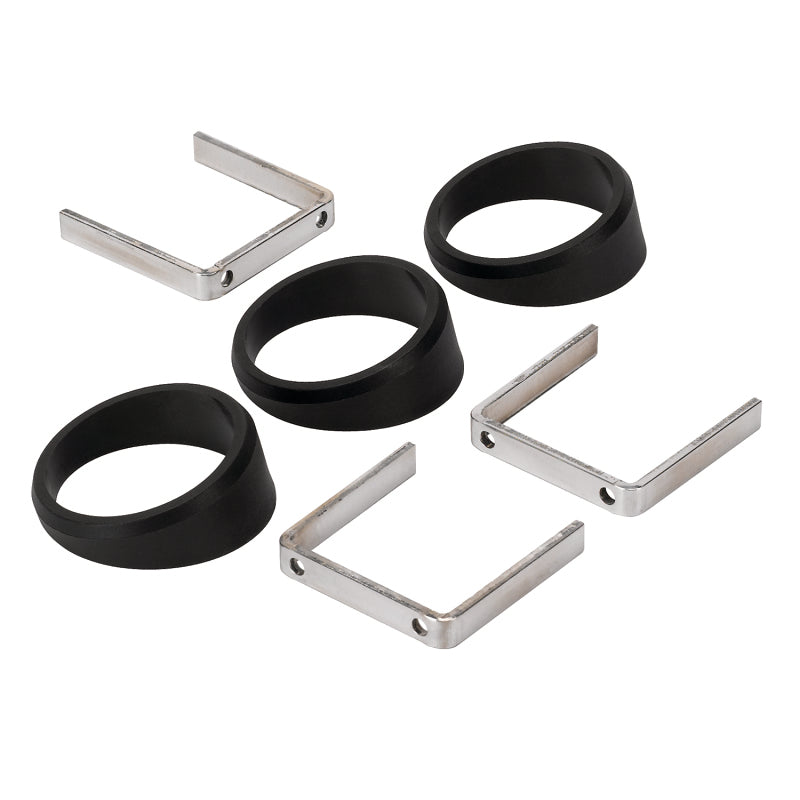 AutoMeter 2234 - Autometer or Autogage 2-1/16in Black Angle Rings -3 Pack