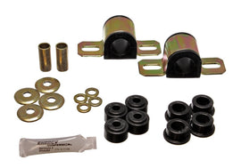 Energy Suspension 2.5106G FITS 84-01 Jeep Cherokee Black Frt 25mm Sway Bar Bushing Set w/End Link Bushings