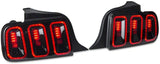 Raxiom 49169 - FITS: 05-09 Ford Mustang Gen5 Tail Lights- Black Housing (Smoked Lens)