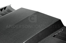 Load image into Gallery viewer, Anderson Composites AC-HD1011CHCAM-TT FITS 10-13 Chevy Camaro TT-Style Carbon Fiber Hood