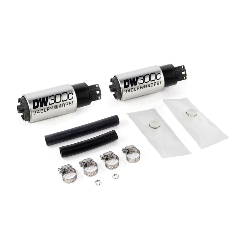 DeatschWerks 9-307-1013 - 340lph DW300C Compact Fuel Pump w/ 99-04 Ford Lightning Set Up Kit (w/o Mounting Clips)