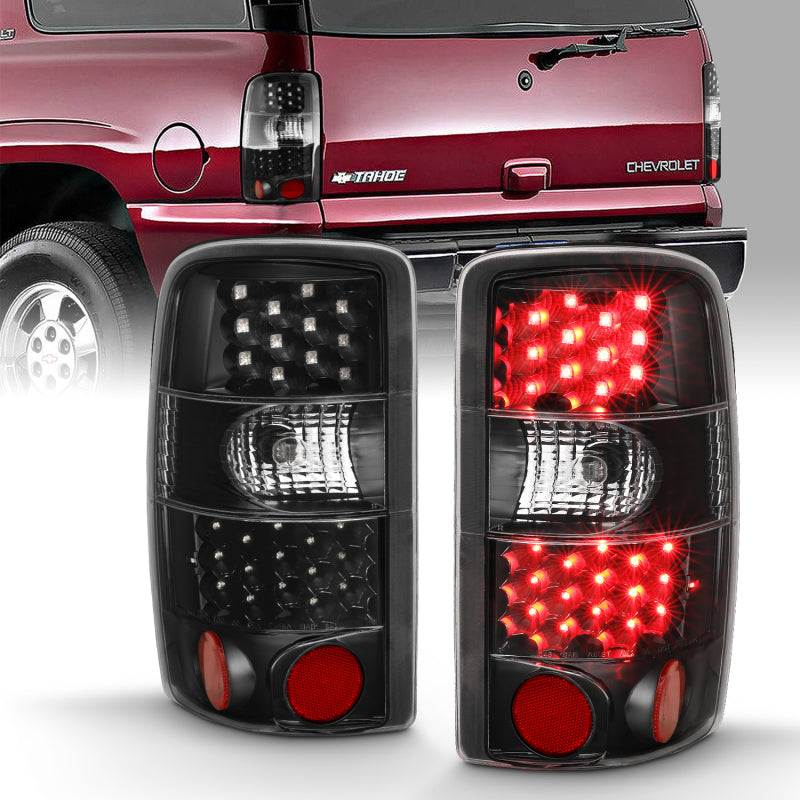 ANZO 311298 FITS: 2000-2006 Chevrolet TahOE Led Taillights Black/Clear