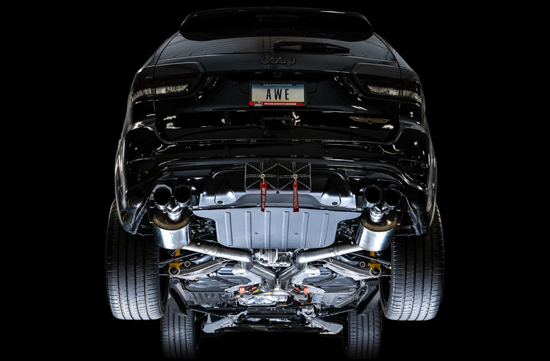 AWE Tuning 3015-31017 FITS 2020 Jeep Grand Cherokee SRT/Trackhawk Touring Edition Exhaust - Use w/Stock Tips