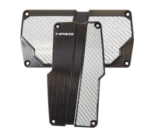 Load image into Gallery viewer, NRG PDL-150BK - Brushed Aluminum Sport Pedal A/T Black w/Silver Carbon