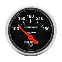 Load image into Gallery viewer, AutoMeter 3357 - Autometer Sport Comp 100-250 F Trans Temp Gauge