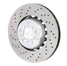 Load image into Gallery viewer, SHW Performance BFL44809 -  -SHW 15-18 BMW M3 3.0L Left Front Cross-Drilled Lightweight Brake Rotor