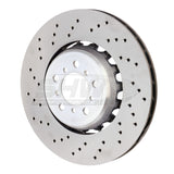 SHW Performance BFL44809 -  -SHW 15-18 BMW M3 3.0L Left Front Cross-Drilled Lightweight Brake Rotor
