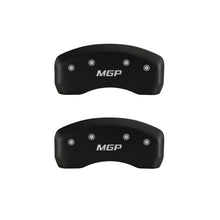 Load image into Gallery viewer, MGP 23197SMGPRD FITS 23197SRD23209SRD4 Caliper Covers Engraved Front &amp; Rear Red finish silver ch