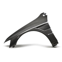 Load image into Gallery viewer, Seibon FF0305MITEVO8 FITS 03-07 Mitsubishi Evo 8 &amp; IX 10mm Wider Carbon Fiber Fenders