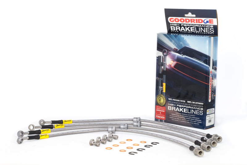 Goodridge 24212 - 11/92-01 Impreza 2&4wd w/ Rear Disc Brake Lines