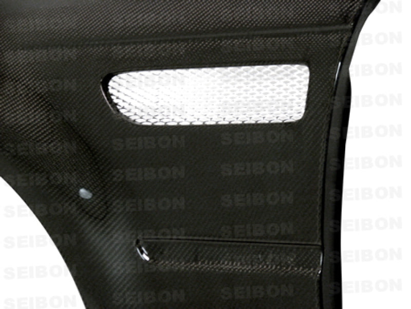 Seibon FF0105BMWE46M3 FITS 01-05 BMW E46 M3 Carbon Fiber Fenders