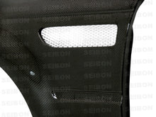 Load image into Gallery viewer, Seibon FF0105BMWE46M3 FITS 01-05 BMW E46 M3 Carbon Fiber Fenders