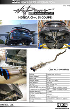 Load image into Gallery viewer, HKS 31006-BH001 - Hi-Power Muffler for Civic SI Coupe (FC3)