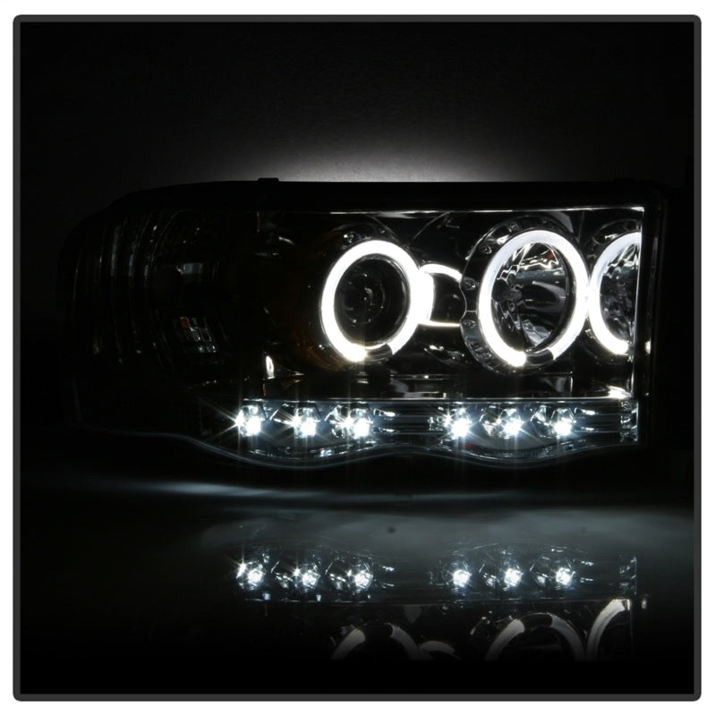 SPYDER 5009982 - Spyder Dodge Ram 1500 02-05/Ram 2500 03-05 Projector Headlights LED Halo LED Chrm PRO-YD-DR02-HL-C