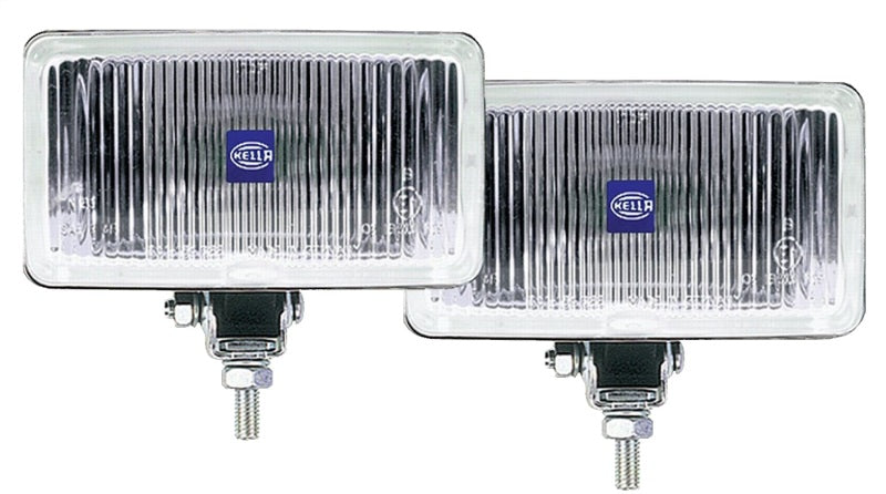 Hella 5860601 FITS 450 H3 12V SAE/ECE Fog Lamp Kit ClearRectangle (Includes 2 Lamps)