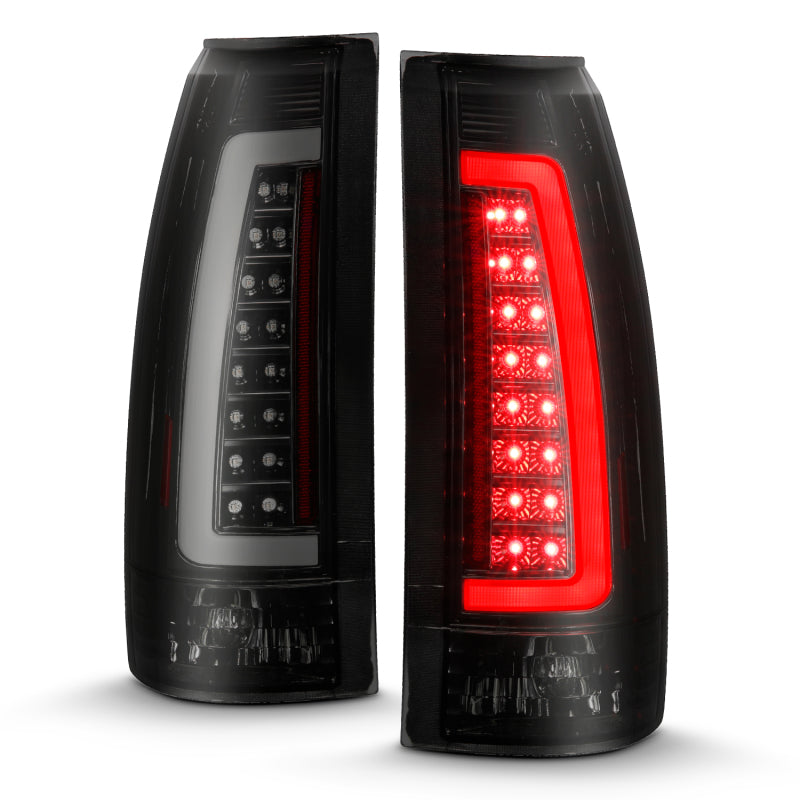 ANZO 311345 -  FITS: 1999-2000 Cadillac Escalade LED Taillights Black Housing Smoke Lens Pair