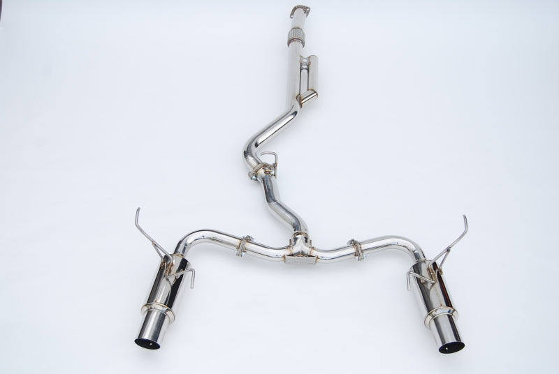 Invidia HS22WRXGTP FITS 2022+ Subaru WRX N1 Twin Outlet Single Layer SS Tip Cat-Back Exhaust