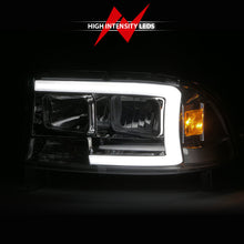 Load image into Gallery viewer, ANZO 111592 FITS 97-04 Dodge Dakota/Durango Crystal headlight Set w/ Light Bar Chrome Housing