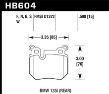 Load image into Gallery viewer, Hawk BMW 135i HP+ Street Rear Brake Pads - free shipping - Fastmodz