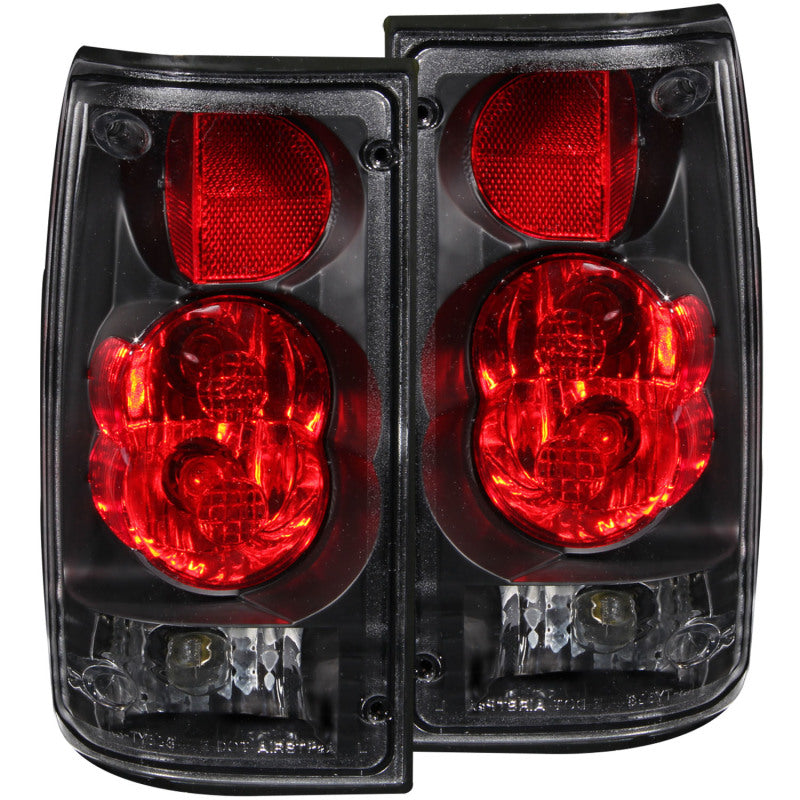 ANZO 211132 FITS 1989-1995 Toyota Pickup Taillights Black