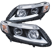 Load image into Gallery viewer, ANZO 121478 FITS: 2012-2015 Honda Civic Projector Headlights w/ U-Bar Chrome