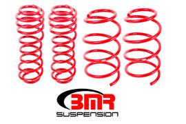 BMR Suspension SP068R - BMR 05-14 S197 Mustang GT Drag Version Lowering Springs (Set Of 4) Red